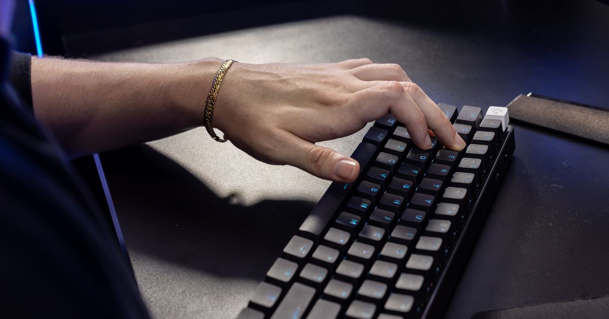 A backlit mechanical keyboard